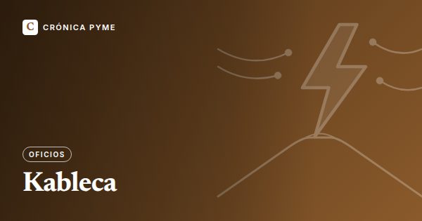 Kableca: ilustración de la sección Oficios de Crónica Pyme